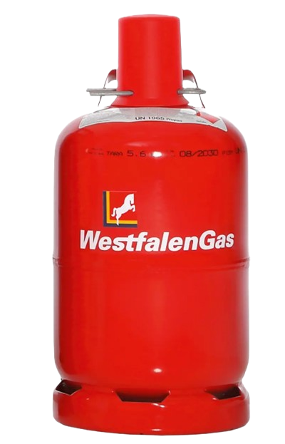 Gasflasche: 5 Kg rot Pfand