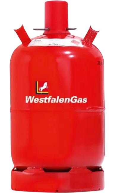 Gasflasche: 11 Kg rot Pfand