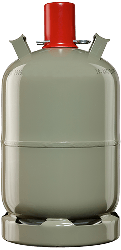 Gasflasche: 11 Kg grau
